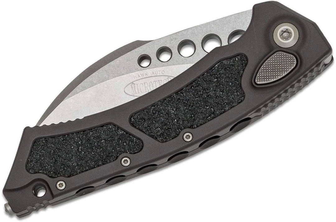 Microtech 166-10 Hawk Auto Folding Knife 3.95" Stonewashed 8 Microtech 166-10 Hawk Auto Folding Knife 3.95" Stonewashed