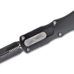 Microtech 227-1 Dirac Delta D/E - Black Handle - Black Blade