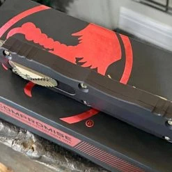 All Knife Brands Microtech 227-13 Dirac Delta D/E - Black Handle - Bronze Blade