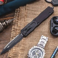 All Knife Brands Microtech 227-3T Dirac Delta Auto OTF Knife 3.79