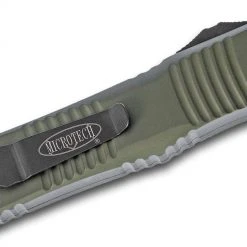 Microtech Combat Troodon Tanto OTF Auto Knife Green (3.8" Black) 144-1 OD All Knife Brands