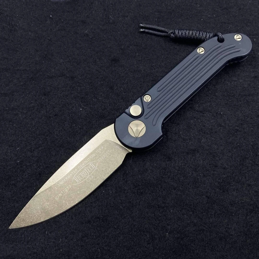 Microtech LUDT Auto Knife Black (3.4" Bronze) 135-13 All Knife Brands 5 Microtech LUDT Auto Knife Black (3.4" Bronze) 135-13 All Knife Brands