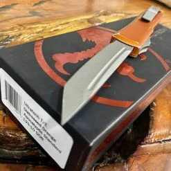 All Knife Brands Microtech Ultratech T/E OTF 3.46" Apocalyptic Blade, Orange Distressed 123-10DOR 9 All Knife Brands Microtech Ultratech T/E OTF 3.46