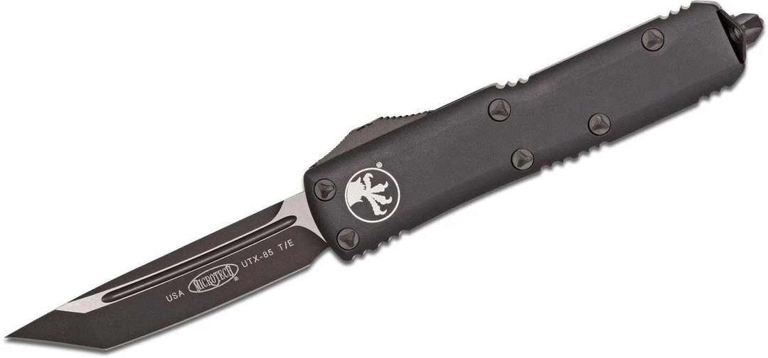 Microtech UTX-85 233-1T T/E Black Auto OTF Knife 3 Microtech UTX-85 233-1T T/E Black Auto OTF Knife