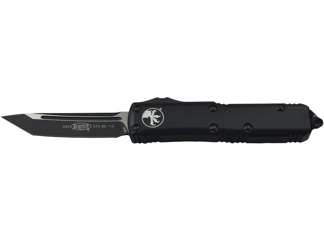 Microtech UTX-85 233-1T T/E Black Auto OTF Knife 4 Microtech UTX-85 233-1T T/E Black Auto OTF Knife