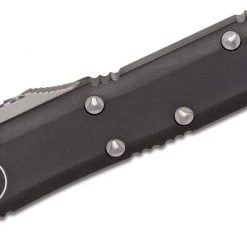 Microtech UTX-85 OTF Knife 3" Apoc D/E, Black Handles 232-10AP All Knife Brands