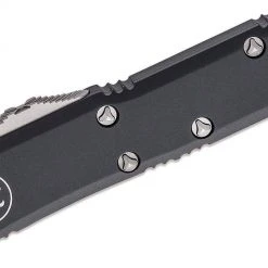 Microtech UTX-85 S/E Black Handle Stonewashed Blade 231-10 12 Microtech UTX-85 S/E Black Handle Stonewashed Blade 231-10