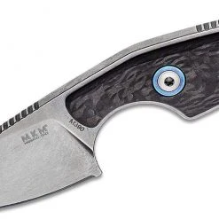 MANIAGO KNIFE MAKERS MKM Knives Jesper Voxnaes Mikro 1 Fixed Blade Neck Knife 1.97