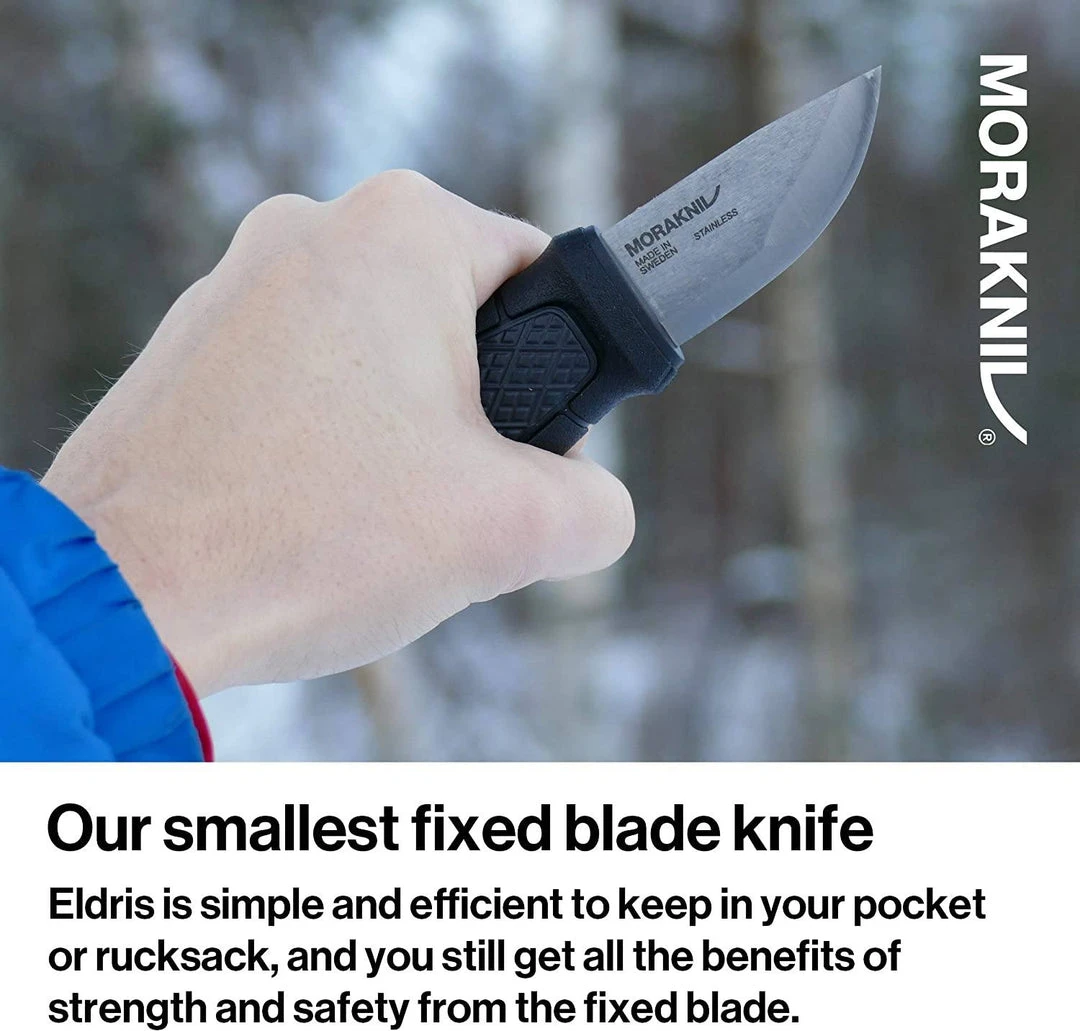 Morakniv Eldris Pocket-Size Fixed 2.2" 12C27 Blade All Fixed Blades 6 Morakniv Eldris Pocket-Size Fixed 2.2" 12C27 Blade All Fixed Blades