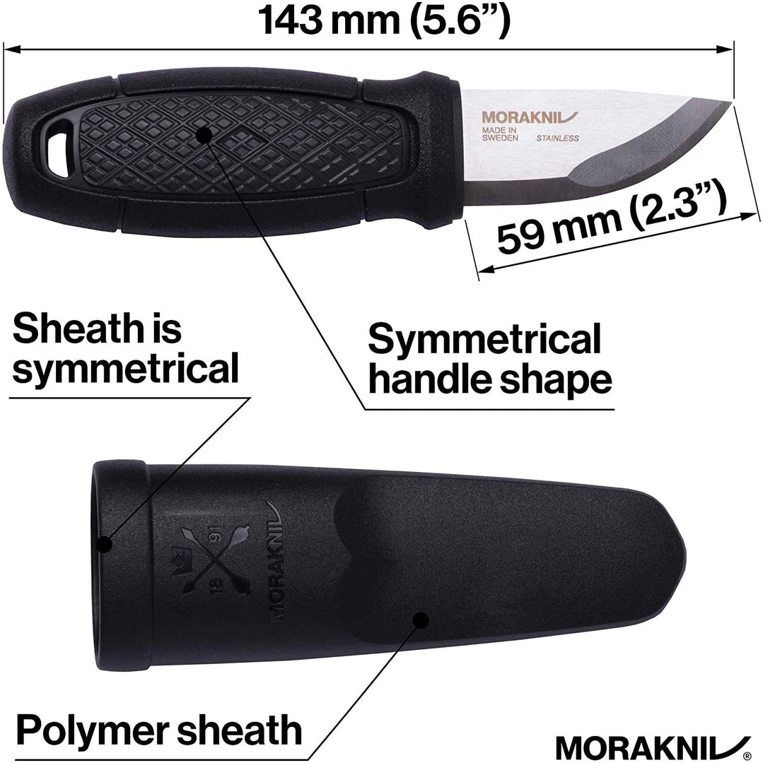 Morakniv Eldris Pocket-Size Fixed 2.2" 12C27 Blade All Fixed Blades 11 Morakniv Eldris Pocket-Size Fixed 2.2" 12C27 Blade All Fixed Blades