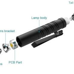 Flashlights & Lighting Olight I3T EOS 180 Lumens EDC Flashlight (AAA Battery)