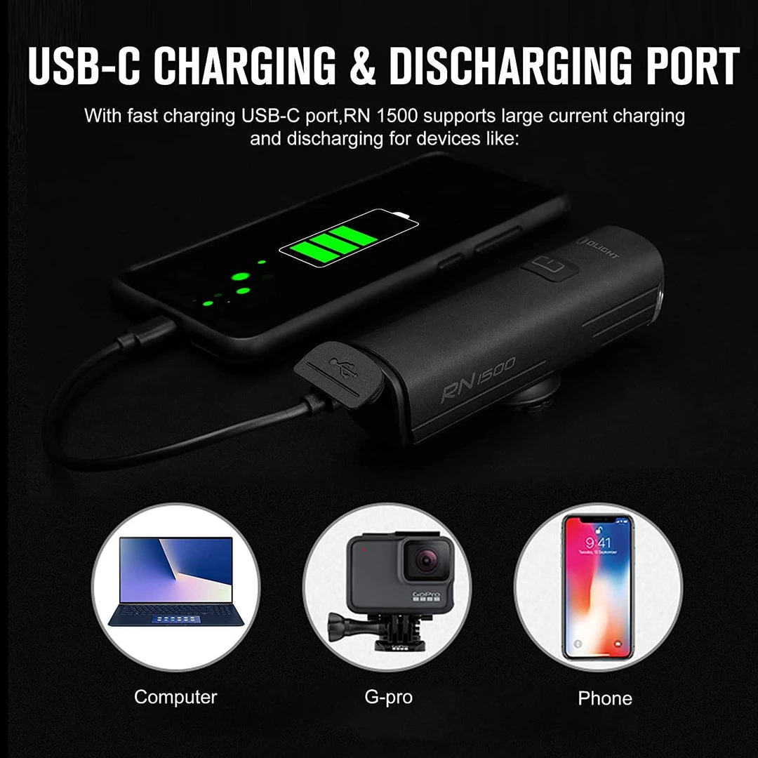 Olight RN 1500 Bike Light (1,500 Lumen) Flashlights & Lighting 10 Olight RN 1500 Bike Light (1,500 Lumen) Flashlights & Lighting