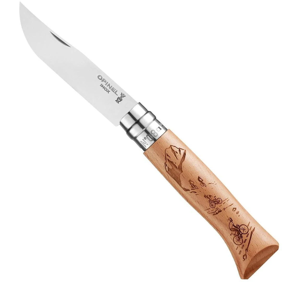 Opinel No.8 Engraved Handle Knife (France) 5 Opinel No.8 Engraved Handle Knife (France)