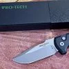 PROTECH KNIVES Pro-Tech Rockeye Auto Black Handle, Stonewash S35VN Blade LG301 1 PROTECH KNIVES Pro-Tech Rockeye Auto Black Handle, Stonewash S35VN Blade LG301
