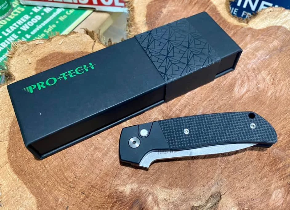 PROTECH KNIVES Pro-Tech Terzuola ATCF Auto Textured Blk (3.5" Stonewash Magnacut) BT2714 All Knife Brands 10 PROTECH KNIVES Pro-Tech Terzuola ATCF Auto Textured Blk (3.5" Stonewash Magnacut) BT2714 All Knife Brands