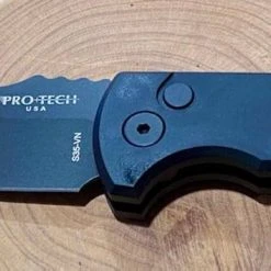 All Knife Brands Protech Knives Les George SBR Black DLC LG403