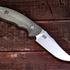 Rick Hinderer Emmett Fixed Blade Stonewash Micarta Handles All Knife Brands