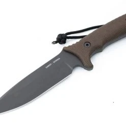 SPARTAN BLADES Spartan Harsey Difensa Black PVD Green Handle MultiCam Sheath