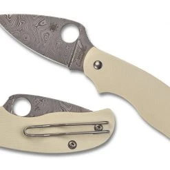 Spyderco Knives Spyderco C127GPIVD Urban Sprint Run Slipjoint Folding Knife 2.44" Damascus (Italy)
