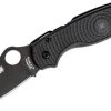 Spyderco Knives Spyderco C223PBBK Para 3 Lightweight Folding Knife 2.92"