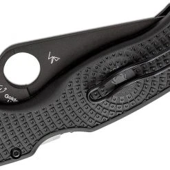 Spyderco Knives Spyderco C223PBBK Para 3 Lightweight Folding Knife 2.92