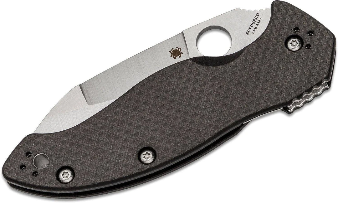 Spyderco C248CFP Kelly McCann Canis Folding Knife 3.36" S30V 4 Spyderco C248CFP Kelly McCann Canis Folding Knife 3.36" S30V