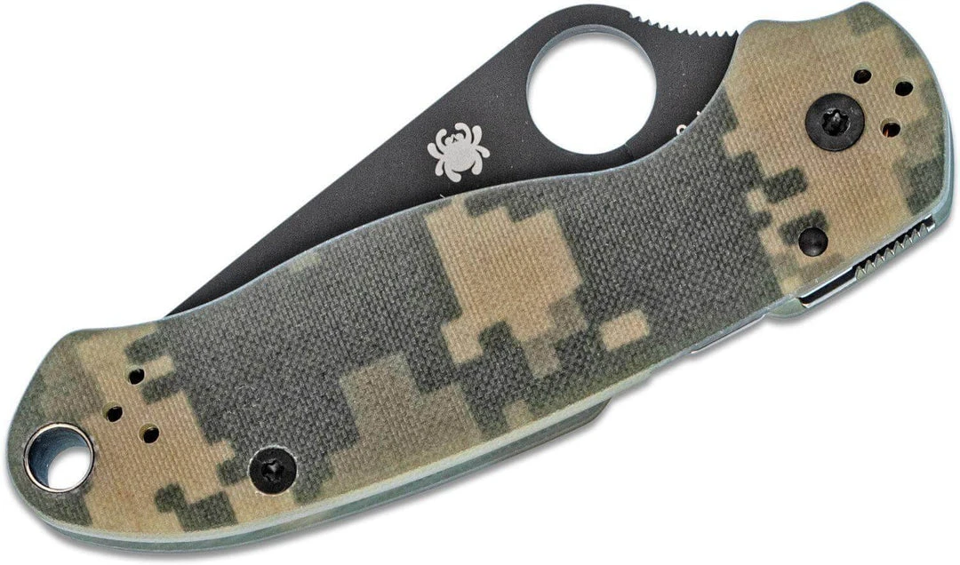 Spyderco Knives Spyderco Para 3 Knife 3" CPM-S45VN Black Plain Blade, Digital Camo G10 Handles 4 Spyderco Knives Spyderco Para 3 Knife 3" CPM-S45VN Black Plain Blade, Digital Camo G10 Handles