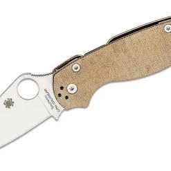 Spyderco Paramilitary 2 C81MPCW2 Folding Knife 3.47" CruWear Canvas Micarta Spyderco Knives