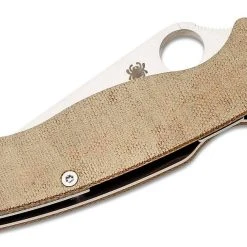 Spyderco Paramilitary 2 C81MPCW2 Folding Knife 3.47" CruWear Canvas Micarta Spyderco Knives