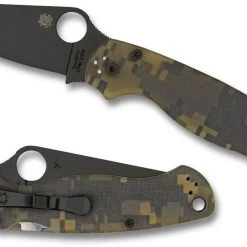Spyderco Knives Spyderco Paramilitary 2 Knife S30V Digital Camo Handles - C81GPCMOBK2