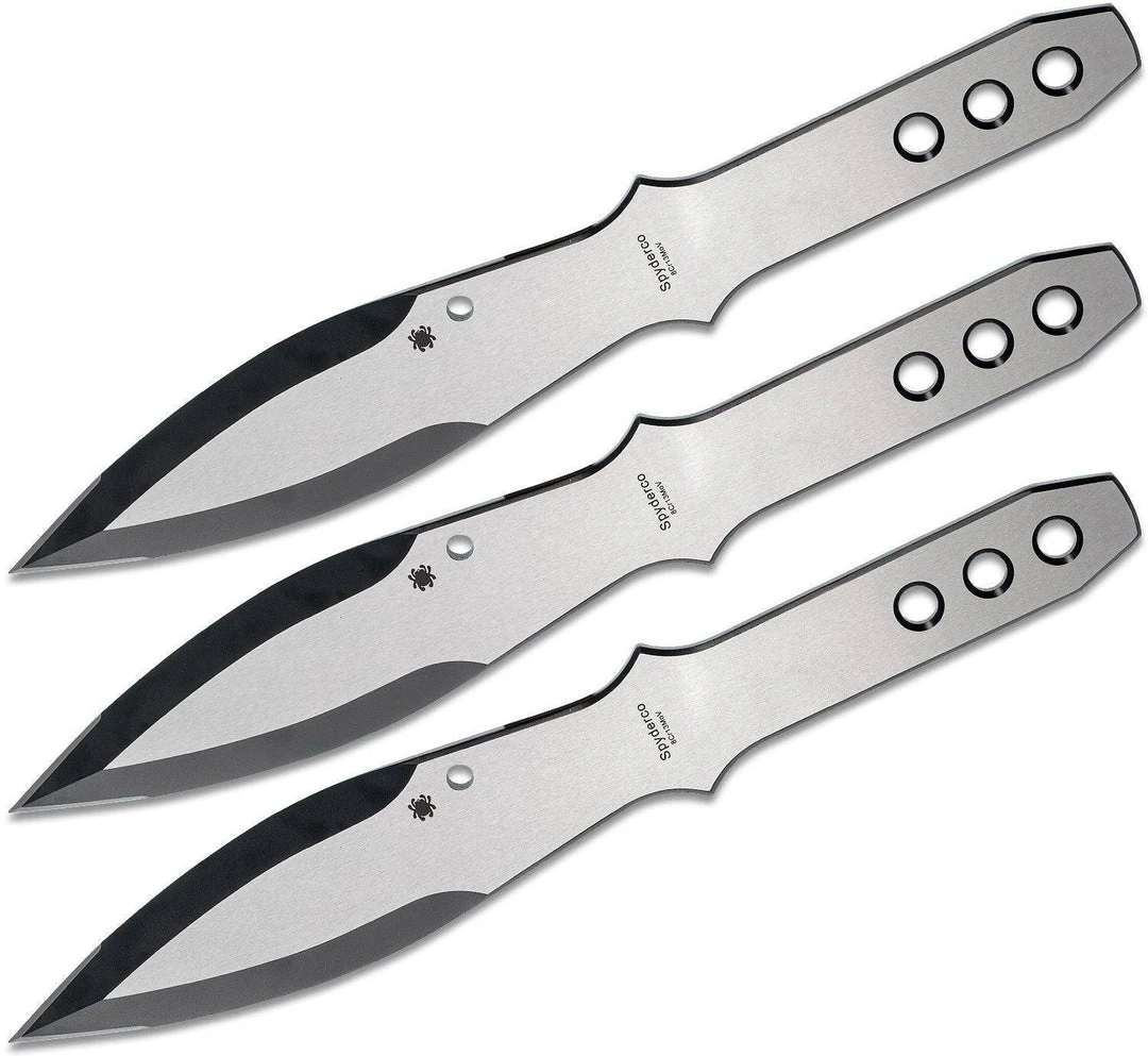 Spyderco Knives Spyderco SpyderThrowers Large TK01LG 11.07" Set Of 3 Throwing Knives 4 Spyderco Knives Spyderco SpyderThrowers Large TK01LG 11.07" Set Of 3 Throwing Knives