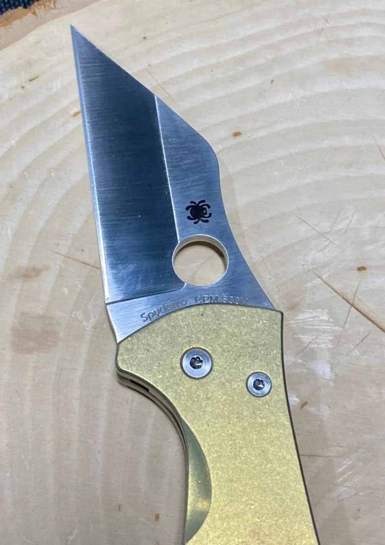 Spyderco Knives Spyderco Yojimbo 2 Custom Folding Knife 3.2" S30V Titanium Handles 4 Spyderco Knives Spyderco Yojimbo 2 Custom Folding Knife 3.2" S30V Titanium Handles