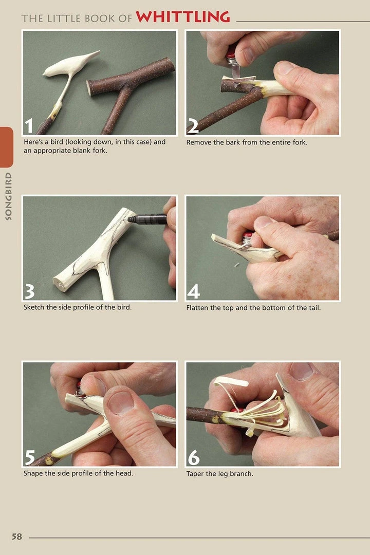 FLEXCUT The Little Book Of Whittling: Passing Time On The Trail (Book) 7 FLEXCUT The Little Book Of Whittling: Passing Time On The Trail (Book)