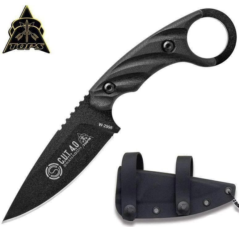 TOPS KNIVES TOPS C.U.T. 4.0 Combat Utility Tool Knife (USA) 10 TOPS KNIVES TOPS C.U.T. 4.0 Combat Utility Tool Knife (USA)
