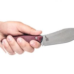 TOPS KNIVES All Knife Brands TOPS CPCKFE-01 Camp Creek Fire Edition Tumbled S35VN Red Black G10 Fixed Blade