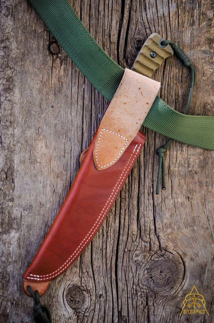 TOPS KNIVES All Knife Brands TOPS Wild Pig Hunter Fixed 7-9/16" Plain Blade, Micarta WPH-07 (USA) 4 TOPS KNIVES All Knife Brands TOPS Wild Pig Hunter Fixed 7-9/16" Plain Blade, Micarta WPH-07 (USA)