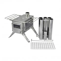 Winnerwell Nomad View Medium Tent Portable Stove 800 Cubic Inch Firebox Outdoor Stoves