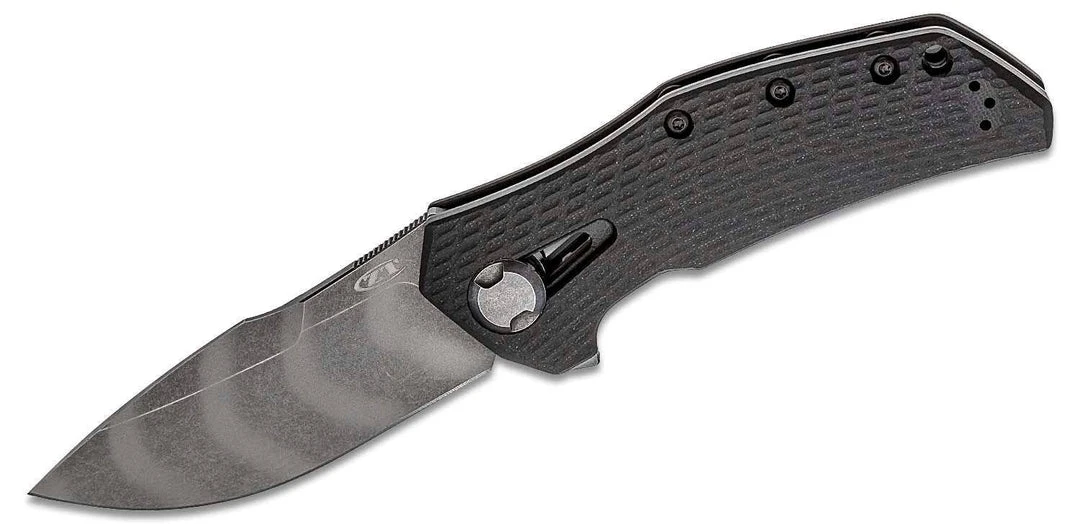 Zero Tolerance 0308BLKTS Flipper Knife 3.75" CPM-20CV Tigerstripe Blade 3 Zero Tolerance 0308BLKTS Flipper Knife 3.75" CPM-20CV Tigerstripe Blade