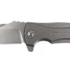 Zero Tolerance 0900 Les George Flipper 2.7" S35VN Stonewashed Blade, Titanium Handles