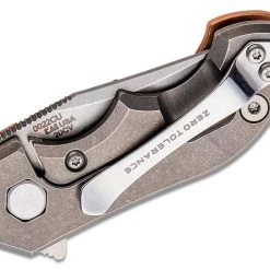 ZERO TOLERANCE ZT 0022CU Copper Titanium Framelock Knife CPM-20CV (Limited Edition) 14 ZERO TOLERANCE ZT 0022CU Copper Titanium Framelock Knife CPM-20CV (Limited Edition)