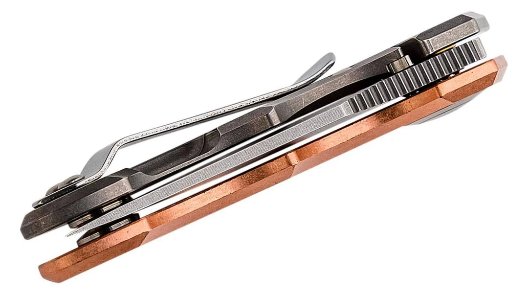 ZERO TOLERANCE ZT 0022CU Copper Titanium Framelock Knife CPM-20CV (Limited Edition) 9 ZERO TOLERANCE ZT 0022CU Copper Titanium Framelock Knife CPM-20CV (Limited Edition)