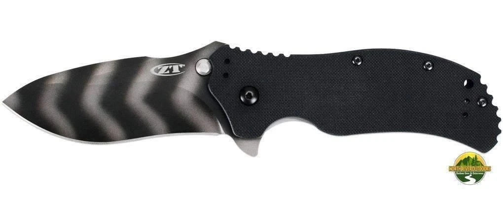 ZERO TOLERANCE ZT 0350TSST 3-1/4" S30V Plain Tiger Stripe G10 3 ZERO TOLERANCE ZT 0350TSST 3-1/4" S30V Plain Tiger Stripe G10